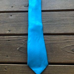 Donald Trump Blue Teal Silk Tie